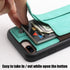 TOOVREN Upgraded iPhone 7 Plus Wallet Case, iPhone 8 Plus Wallet Case with Card Holder Perfect for Travel, Daily use, Work Aqua...